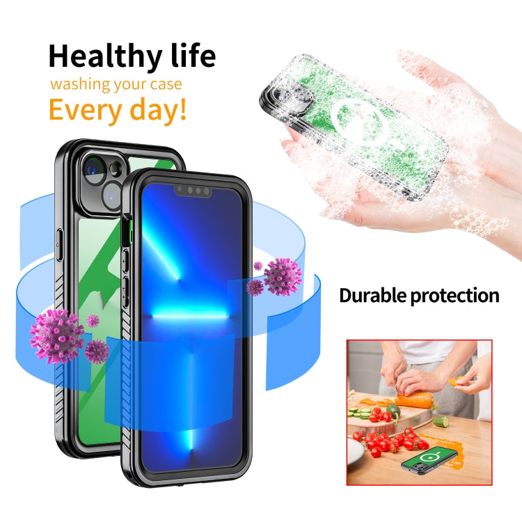 For iPhone 14 Plus RedPepper Shockproof IP68 Waterproof PC + TPU Protective Case(Black) - free shipping - PMc TechLife - Order now!