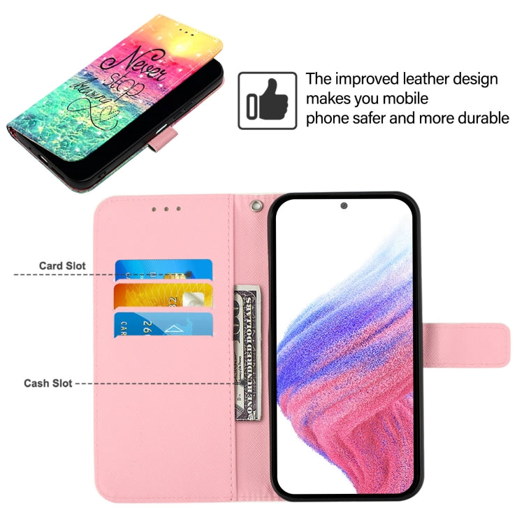 For Blackview Color 8 3D Painting Horizontal Flip Leather Phone Case(Chasing Dreams) - More Brand by PMC Jewellery | Online Shopping South Africa | PMC Jewellery | Buy Now Pay Later Mobicred