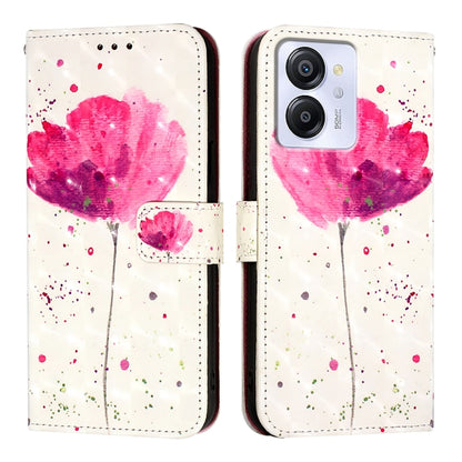 For Blackview Color 8 3D Painting Horizontal Flip Leather Phone Case(Flower) - More Brand by PMC Jewellery | Online Shopping South Africa | PMC Jewellery | Buy Now Pay Later Mobicred