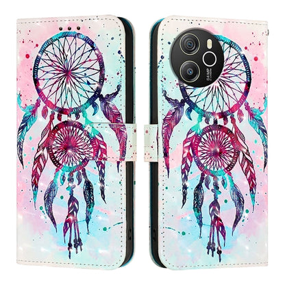 For Blackview Shark 8 3D Painting Horizontal Flip Leather Phone Case(Color Drop Wind Chimes) - More Brand by PMC Jewellery | Online Shopping South Africa | PMC Jewellery | Buy Now Pay Later Mobicred