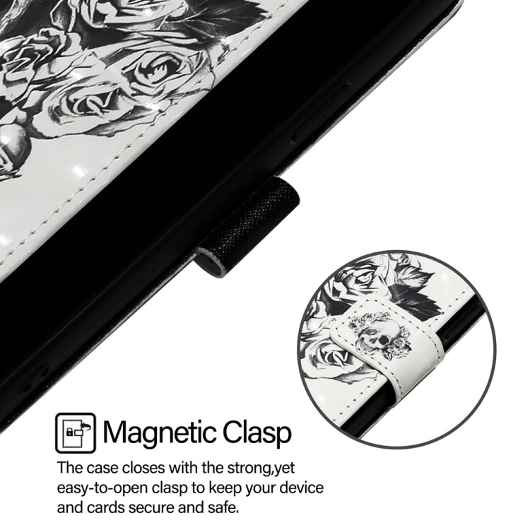For Google Pixel 9 / 9 Pro 3D Painting Horizontal Flip Leather Phone Case(Skull) - free shipping - PMC TechLife - Order now!