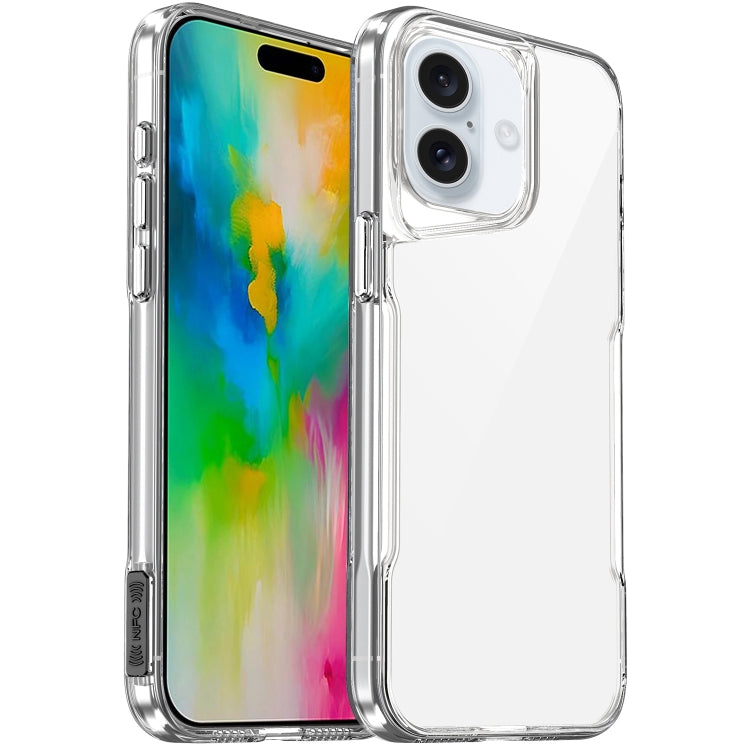 For iPhone 16 Plus Acrylic + TPU Transparent Full Coverage Phone Case - iPhone 16 Plus Cases by PMC Jewellery | Online Shopping South Africa | PMC Jewellery | Buy Now Pay Later Mobicred