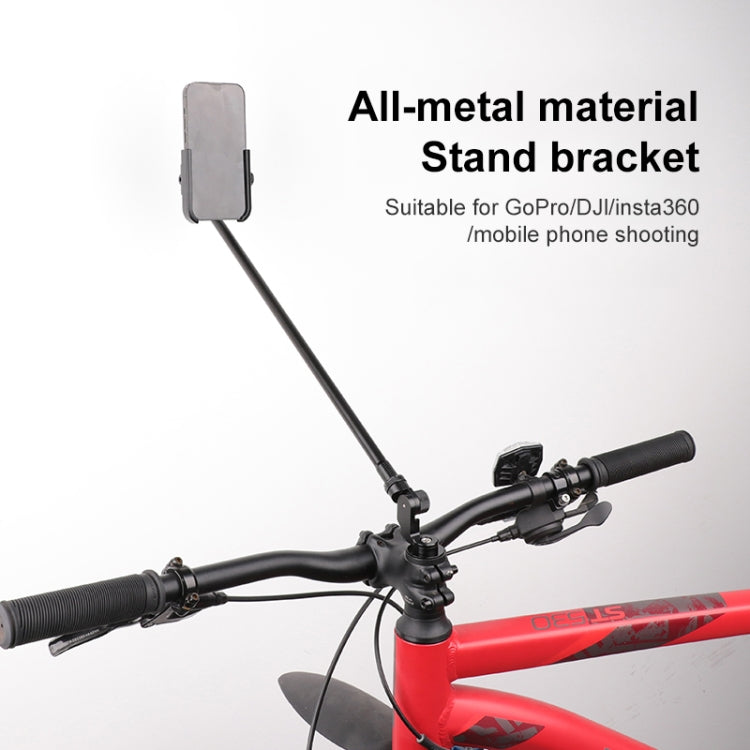 Bicycle Handlebar Holder Pea Clip Adapter 50cm Rod Set - Bicycle Handlebar Mount by PMC TechLife | Online Shopping South Africa | PMC TechLife | Buy Now Pay Later Mobicred