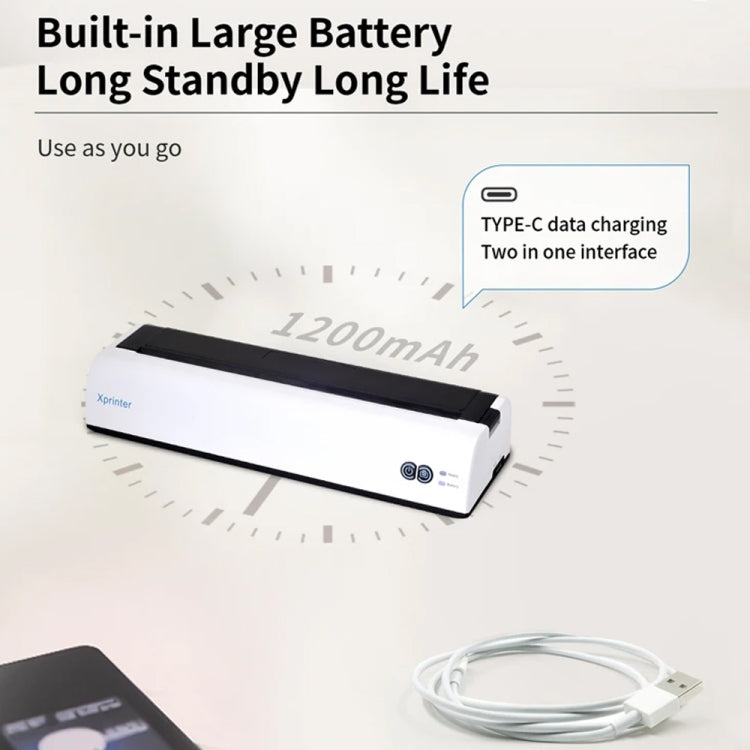 Xprinter P81 USB Interface + Portable Bluetooth Thermal Printer(AU Plug) - free shipping - PMC TechLife - Order now!