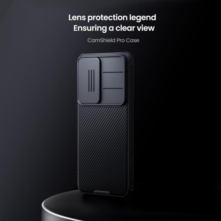 For Samsung Galaxy S25 5G NILLKIN Black Mirror Pro Series Camshield PC Phone Case(Black) - Galaxy S25 5G Cases by NILLKIN | Online Shopping South Africa | PMc TechLife | Buy Now Pay Later Mobicred