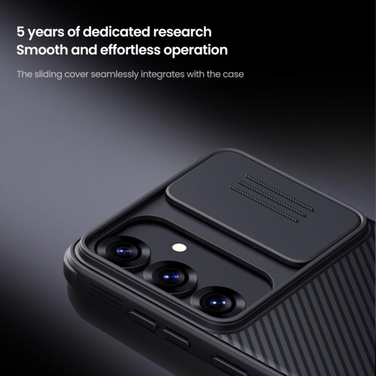 For Samsung Galaxy S25 5G NILLKIN Black Mirror Pro Series Camshield PC Phone Case(Black) - Galaxy S25 5G Cases by NILLKIN | Online Shopping South Africa | PMc TechLife | Buy Now Pay Later Mobicred