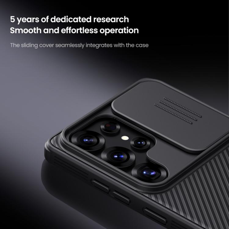 For Samsung Galaxy S25 Ultra 5G NILLKIN Black Mirror Pro Series Camshield PC Phone Case(Black) - Galaxy S25 Ultra 5G Cases by NILLKIN | Online Shopping South Africa | PMc TechLife | Buy Now Pay Later Mobicred