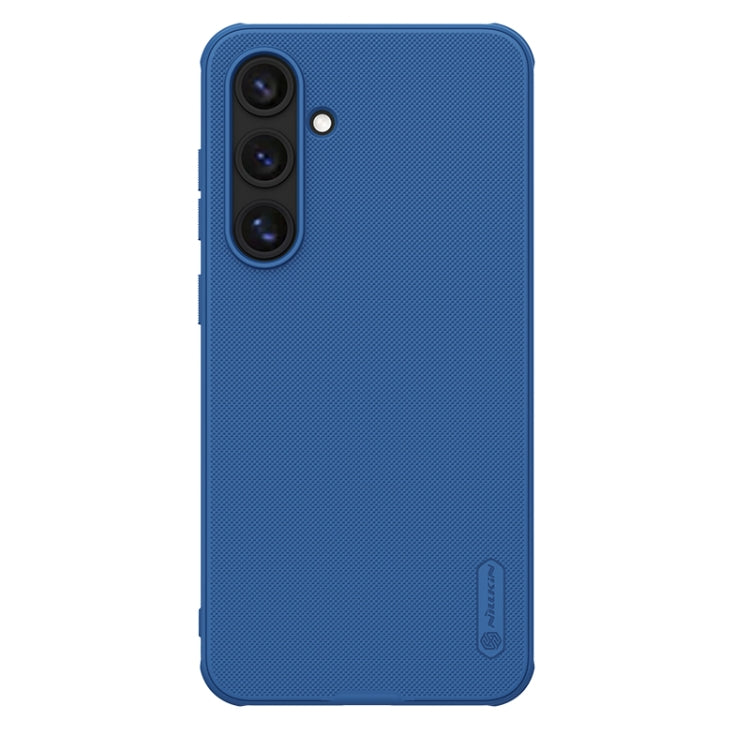 For Samsung Galaxy S24 FE 5G NILLKIN Frosted Shield Pro PC + TPU Phone Case(Blue) - Galaxy S24 FE 5G Cases by NILLKIN | Online Shopping South Africa | PMC Jewellery | Buy Now Pay Later Mobicred