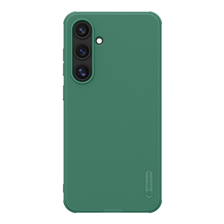 For Samsung Galaxy S24 FE 5G NILLKIN Frosted Shield Pro PC + TPU Phone Case(Green) - Galaxy S24 FE 5G Cases by NILLKIN | Online Shopping South Africa | PMC Jewellery | Buy Now Pay Later Mobicred