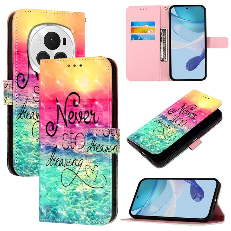 For Honor Magic6 Pro Global 3D Painting Horizontal Flip Leather Phone Case(Chasing Dreams) - Honor Cases by PMC Jewellery | Online Shopping South Africa | PMC Jewellery | Buy Now Pay Later Mobicred