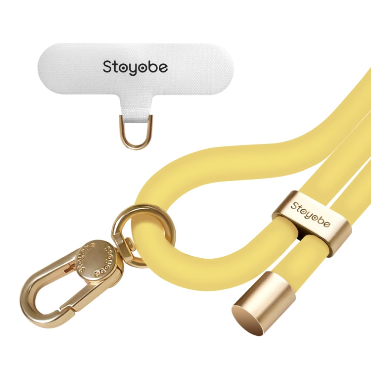 DUX DUICS PL-ONE Universal Silicone Phone Lanyard(Yellow) - free shipping - PMC Jewellery - Order now!