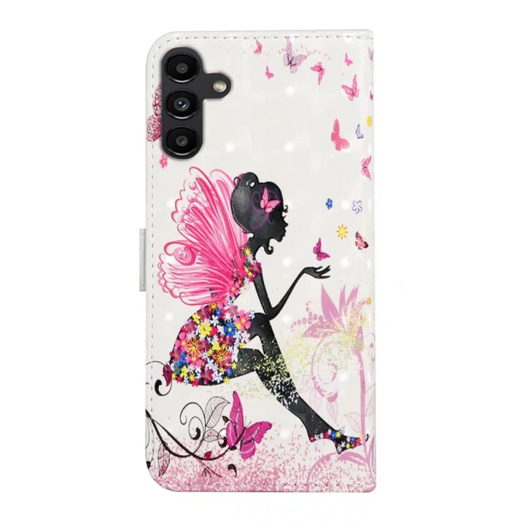 For Samsung Galaxy S25 5G Oil Embossed 3D Drawing Leather Phone Case(Flower Fairy) - Galaxy S25 5G Cases by PMC TechLife | Online Shopping South Africa | PMC TechLife | Buy Now Pay Later Mobicred