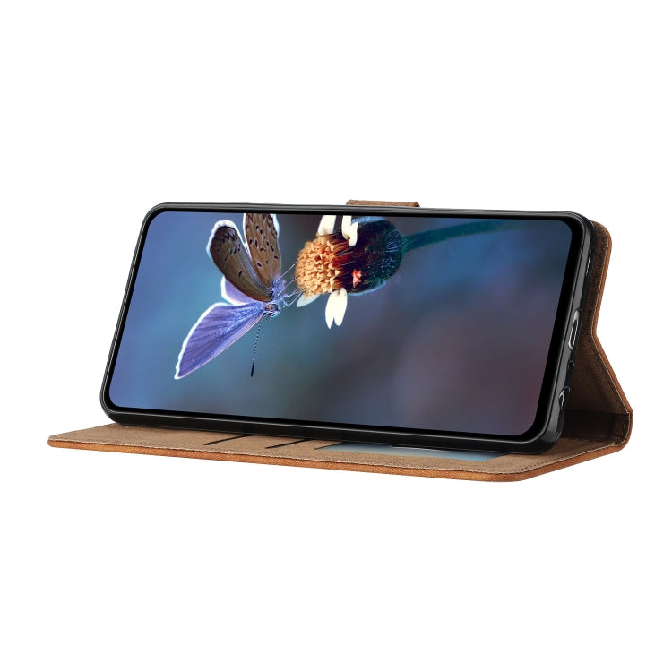 For Samsung Galaxy S25 Ultra 5G Seven Butterflies Embossed Leather Phone Case(Brown) - Galaxy S25 Ultra 5G Cases by PMC Jewellery | Online Shopping South Africa | PMC Jewellery | Buy Now Pay Later Mobicred