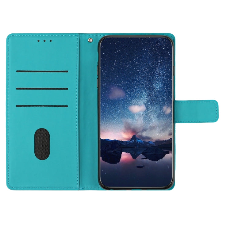 For Samsung Galaxy S25 Ultra 5G Diamond Embossed Skin Feel Leather Phone Case(Blue) - Galaxy S25 Ultra 5G Cases by PMC Jewellery | Online Shopping South Africa | PMC Jewellery | Buy Now Pay Later Mobicred