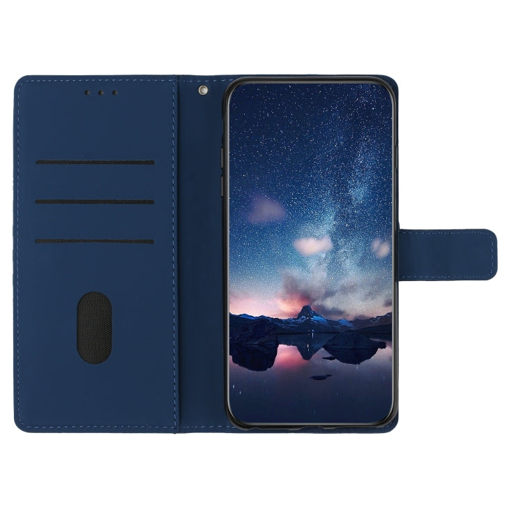 For Samsung Galaxy S25 Ultra 5G Diamond Embossed Skin Feel Leather Phone Case(Dark Blue) - Galaxy S25 Ultra 5G Cases by PMC Jewellery | Online Shopping South Africa | PMC Jewellery | Buy Now Pay Later Mobicred