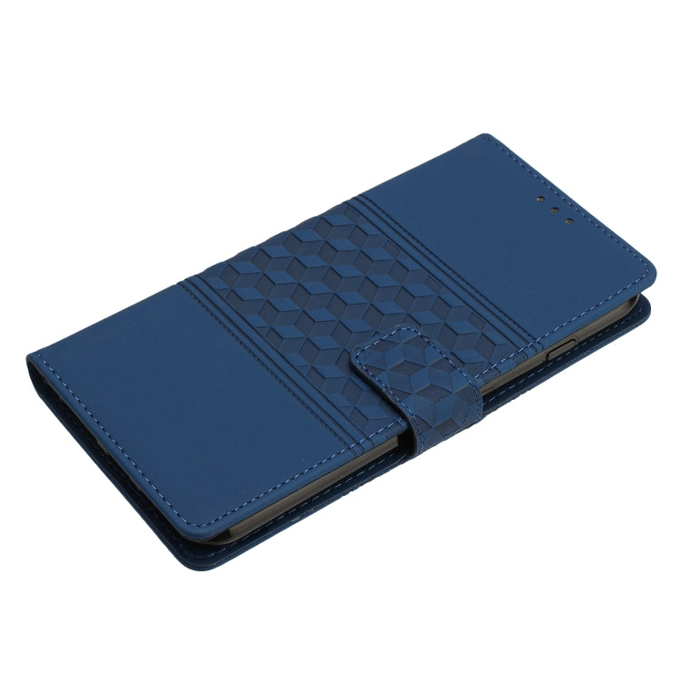 For Samsung Galaxy S25 Ultra 5G Diamond Embossed Skin Feel Leather Phone Case(Dark Blue) - Galaxy S25 Ultra 5G Cases by PMC Jewellery | Online Shopping South Africa | PMC Jewellery | Buy Now Pay Later Mobicred