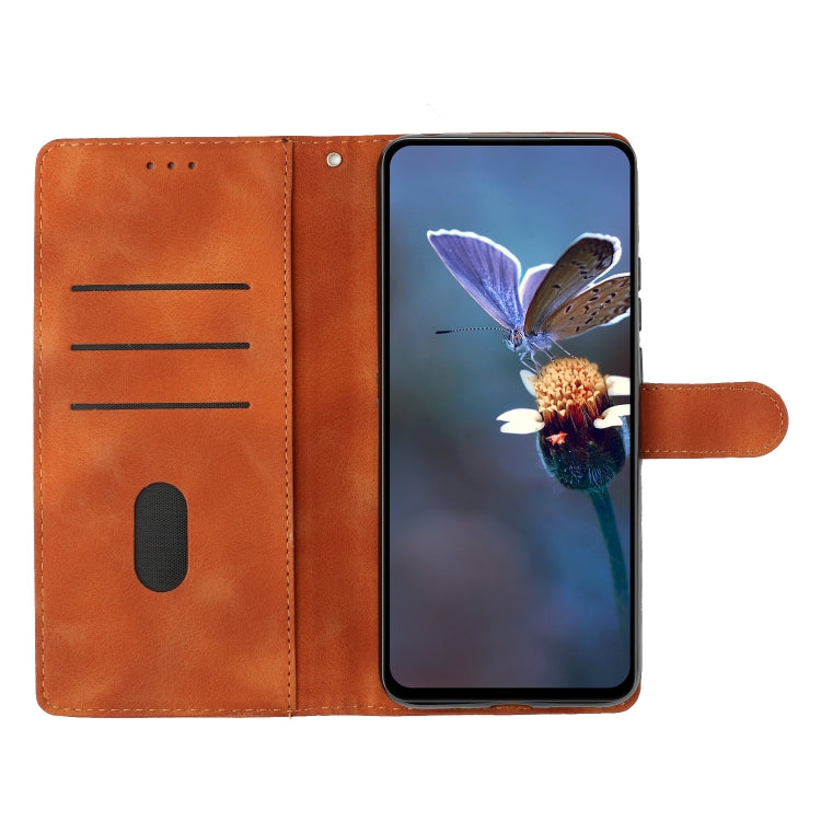 For Samsung Galaxy S25 Ultra 5G Cherry Blossom Butterfly Skin Feel Embossed PU Phone Case(Brown) - Galaxy S25 Ultra 5G Cases by PMC TechLife | Online Shopping South Africa | PMC TechLife | Buy Now Pay Later Mobicred