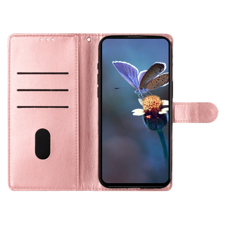 For Samsung Galaxy S25 Ultra 5G Cherry Blossom Butterfly Skin Feel Embossed PU Phone Case(Rose Gold) - Galaxy S25 Ultra 5G Cases by PMC TechLife | Online Shopping South Africa | PMC TechLife | Buy Now Pay Later Mobicred