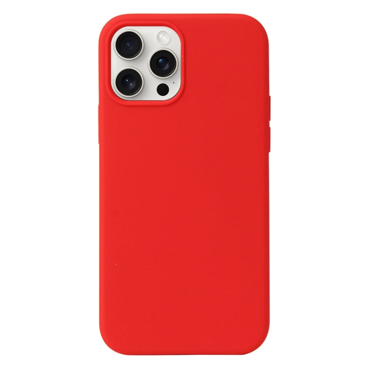 For iPhone 16 Pro Liquid Silicone Phone Case(Red) - iPhone 16 Pro Cases by PMC Jewellery | Online Shopping South Africa | PMC Jewellery | Buy Now Pay Later Mobicred