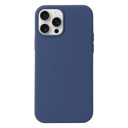 For iPhone 16 Pro Max Liquid Silicone Phone Case(Blue) - iPhone 16 Pro Max Cases by PMC Jewellery | Online Shopping South Africa | PMC Jewellery | Buy Now Pay Later Mobicred