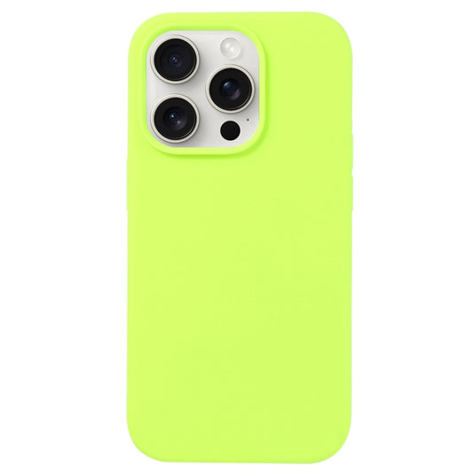 For iPhone 16 Pro Max Liquid Silicone Phone Case(Brilliant Green) - iPhone 16 Pro Max Cases by PMC Jewellery | Online Shopping South Africa | PMC Jewellery | Buy Now Pay Later Mobicred