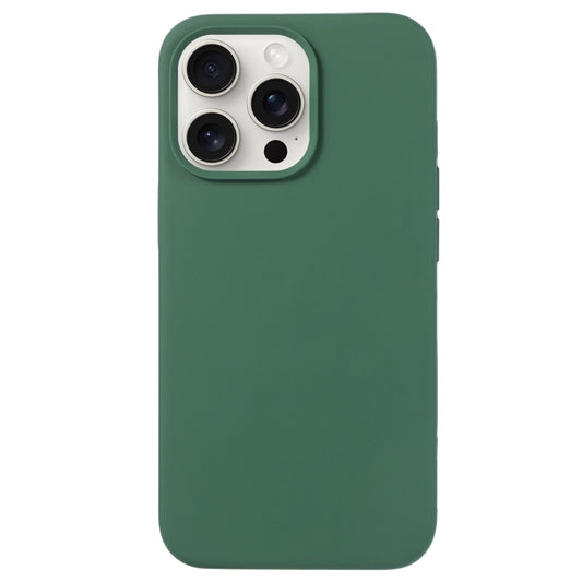 For iPhone 16 Pro Max Liquid Silicone Phone Case(Clover Green) - iPhone 16 Pro Max Cases by PMC Jewellery | Online Shopping South Africa | PMC Jewellery | Buy Now Pay Later Mobicred