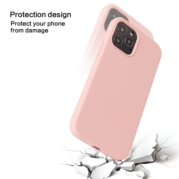 For iPhone 16 Pro Max Liquid Silicone Phone Case(Sand Pink) - iPhone 16 Pro Max Cases by PMC Jewellery | Online Shopping South Africa | PMC Jewellery | Buy Now Pay Later Mobicred