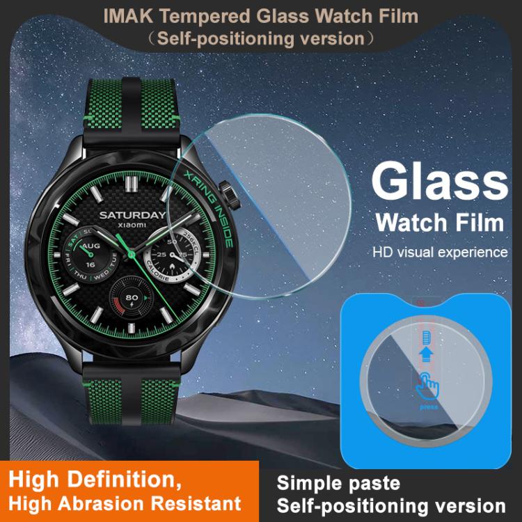 For Xiaomi Watch S4 15th Anniversary Edition imak Tempered Glass Watch Film, Self-positioning Version - free shipping - PMC TechLife - Order now!