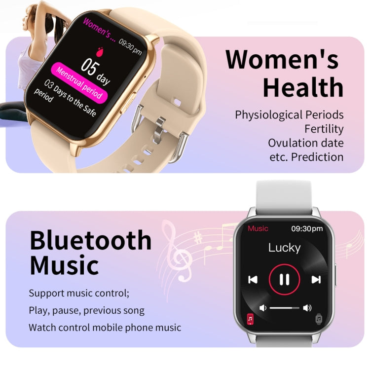 CY12 1.9 inch IPS Screen Smart Watch Supports Voice Calls / Health Monitoring(Gold) - Smart Watches by PMC TechLife | Online Shopping South Africa | PMC TechLife | Buy Now Pay Later Mobicred
