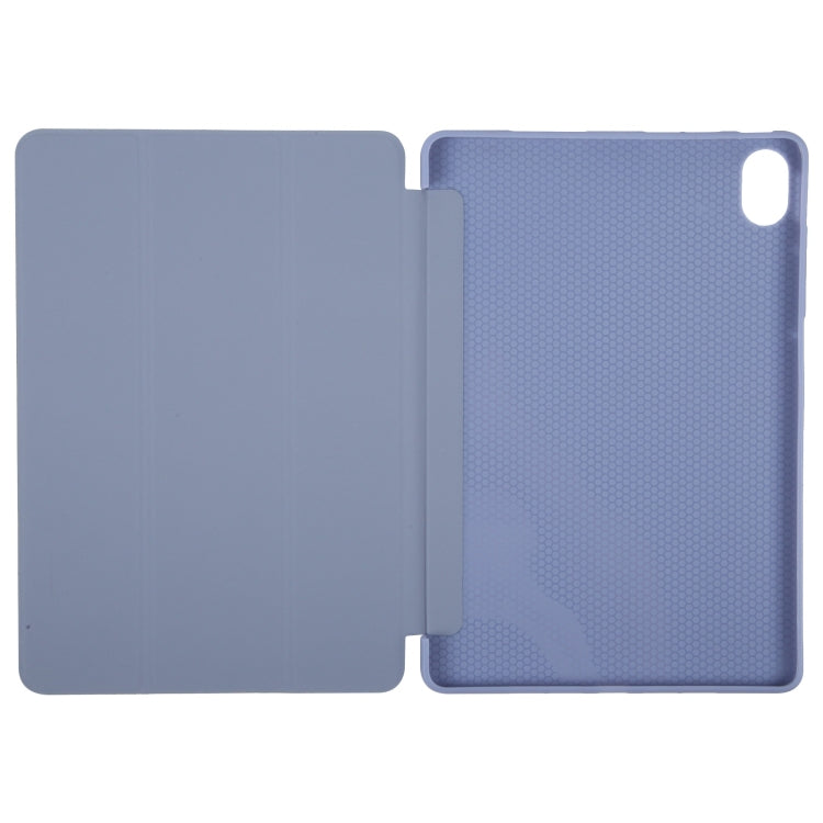 For Huawei MatePad 11.5 S GEBEI 3-folding Holder Shockproof Flip Leather Tablet Case(Purple) - free shipping - PMc TechLife - Order now!