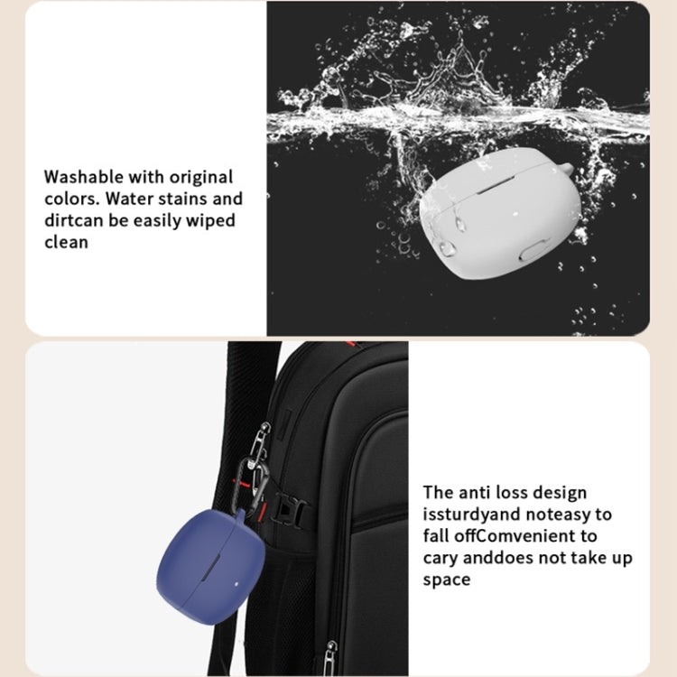 For EDIFIER Lolli Pro 3 Wireless Earphones Silicone Protective Case(Midnight Blue) - Other Earphone Case by PMC Jewellery | Online Shopping South Africa | PMC Jewellery | Buy Now Pay Later Mobicred