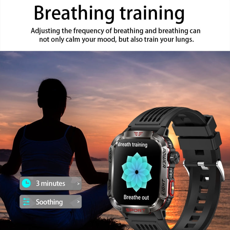 HT29 2.01 inch IPS Screen Triple Proof Smart Watch with Banknote Detector Light(Blue) - Smart Watches by PMC TechLife | Online Shopping South Africa | PMC TechLife | Buy Now Pay Later Mobicred