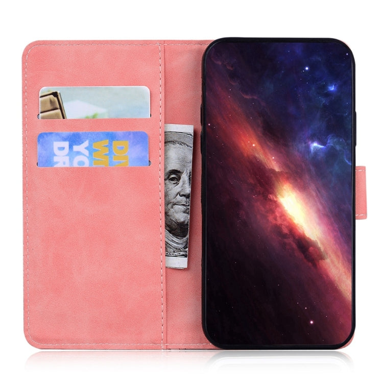 For Samsung Galaxy S25 Ultra 5G Skin Feel Pure Color Flip Leather Phone Case(Pink) - Galaxy S25 Ultra 5G Cases by PMC Jewellery | Online Shopping South Africa | PMC Jewellery | Buy Now Pay Later Mobicred