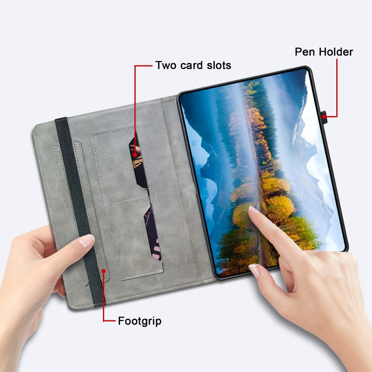 For itel Pad One 10.1 Crystal Texture Painted Leather Smart Tablet Case(Plum Bossom) - Others by PMC TechLife | Online Shopping South Africa | PMC TechLife | Buy Now Pay Later Mobicred