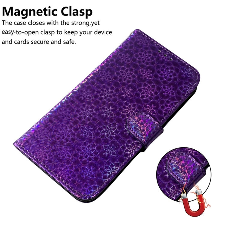 For Samsung Galaxy S25 Ultra 5G Colorful Magnetic Buckle Leather Phone Case(Purple) - Galaxy S25 Ultra 5G Cases by PMC Jewellery | Online Shopping South Africa | PMC Jewellery | Buy Now Pay Later Mobicred