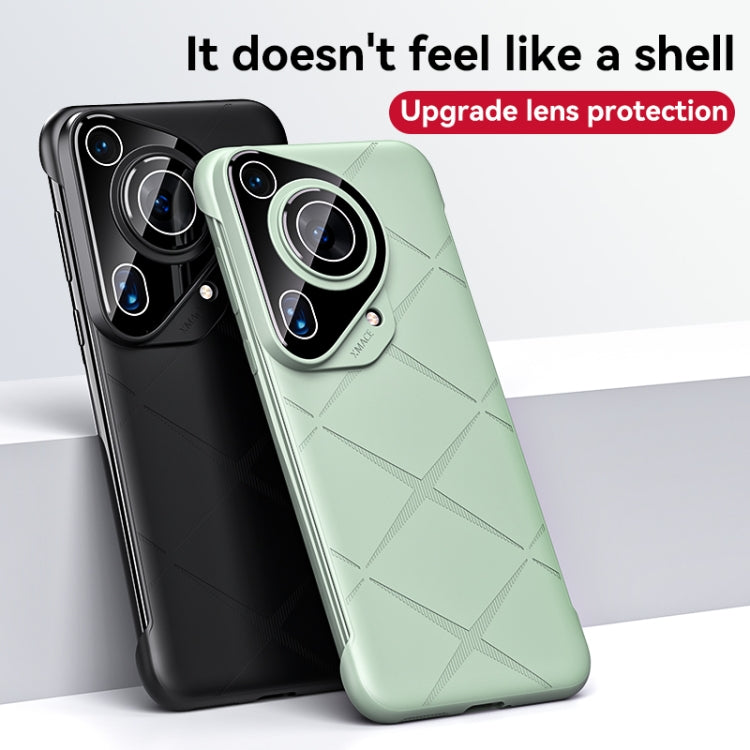 For Huawei Pura 70 Borderless Upshrink Camera Protection Magnetic Phone Case(Silver) - Huawei Cases by PMC Jewellery | Online Shopping South Africa | PMC Jewellery | Buy Now Pay Later Mobicred