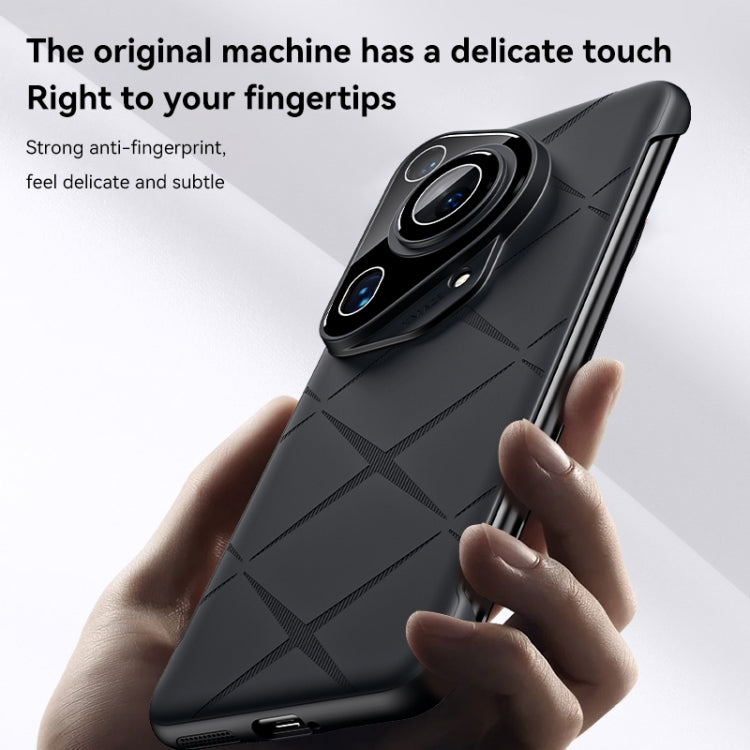 For Huawei Pura 70 Pro Borderless Upshrink Camera Protection Magnetic Phone Case(Black) - Huawei Cases by PMC Jewellery | Online Shopping South Africa | PMC Jewellery | Buy Now Pay Later Mobicred