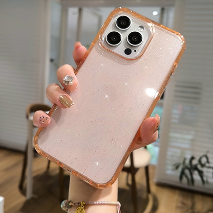 For iPhone 16 Plus Glitter Powder TPU Hybrid PC Phone Case(Pink) - iPhone 16 Plus Cases by PMC Jewellery | Online Shopping South Africa | PMC Jewellery | Buy Now Pay Later Mobicred