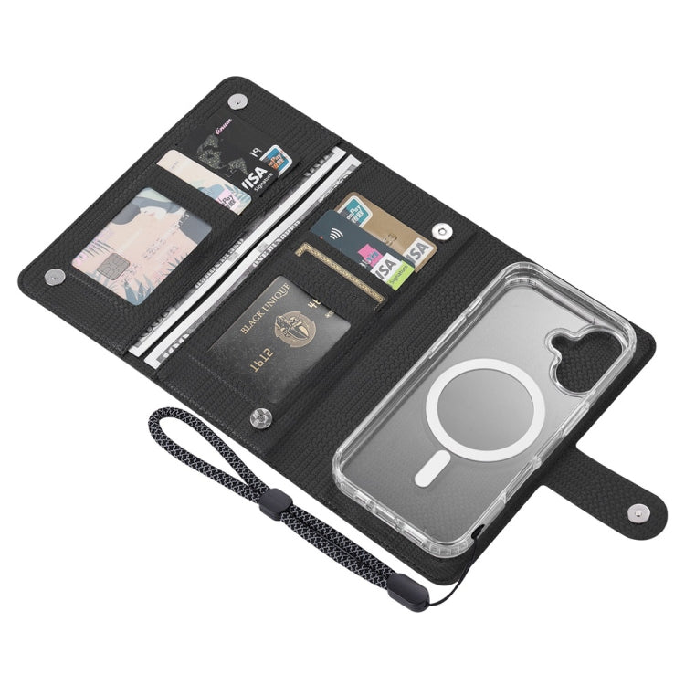 For iPhone 13 Pro ViLi GHA-C Series RFID MagSafe Magnetic Flip Leather Phone Case(Black) - free shipping - PMC Jewellery - Order now!