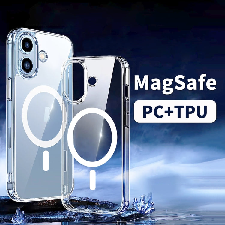 For iPhone 16 Pro ViLi MAG-C Series MagSafe Magnetic PC + TPU Phone Case(Transparent) - iPhone 16 Pro Cases by ViLi | Online Shopping South Africa | PMC TechLife | Buy Now Pay Later Mobicred