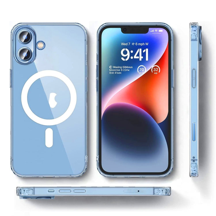 For iPhone 16 ViLi MAG-C Series MagSafe Magnetic PC + TPU Phone Case(Transparent) - iPhone 16 Cases by ViLi | Online Shopping South Africa | PMC Jewellery | Buy Now Pay Later Mobicred