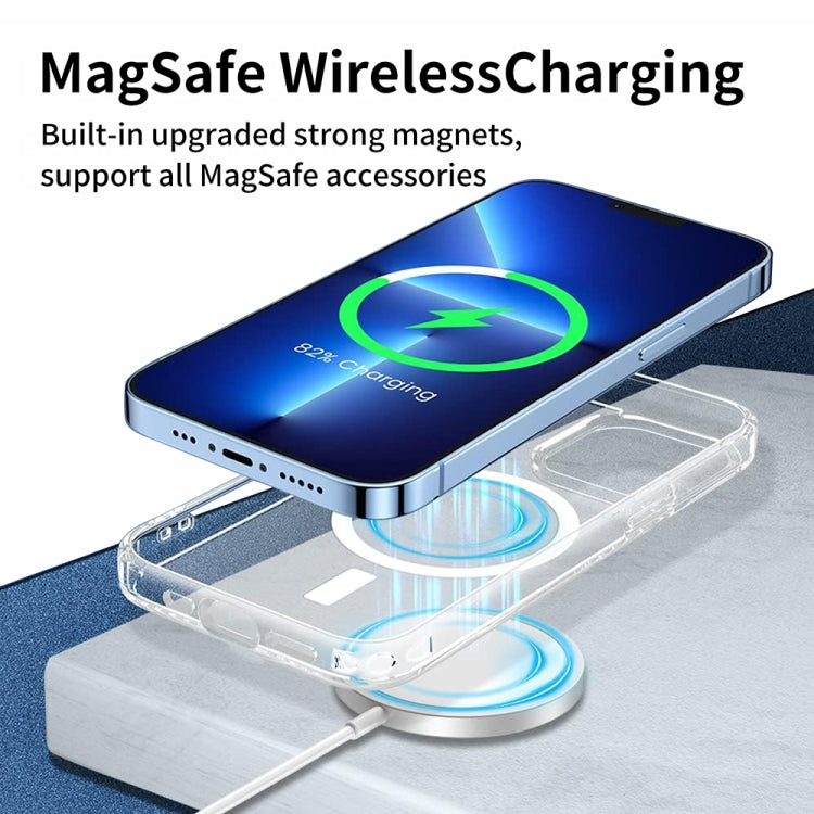 For iPhone 16 Plus ViLi MAG-C Series MagSafe Magnetic PC + TPU Phone Case(Transparent) - iPhone 16 Plus Cases by ViLi | Online Shopping South Africa | PMC Jewellery | Buy Now Pay Later Mobicred