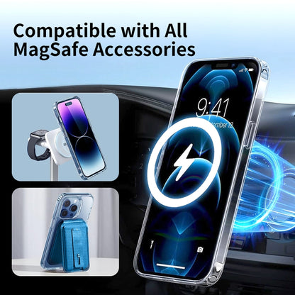 For iPhone 16 Plus ViLi MAG-C Series MagSafe Magnetic PC + TPU Phone Case(Transparent) - iPhone 16 Plus Cases by ViLi | Online Shopping South Africa | PMC Jewellery | Buy Now Pay Later Mobicred