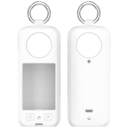 For Insta 360 X4 Portable Silicone Protective Case(White) - Case & Bags by PMC Jewellery | Online Shopping South Africa | PMC Jewellery | Buy Now Pay Later Mobicred