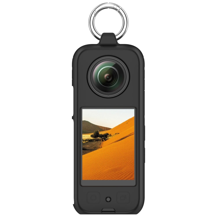 For Insta 360 X4 Portable Silicone Protective Case(Black) - Case & Bags by PMC Jewellery | Online Shopping South Africa | PMC Jewellery | Buy Now Pay Later Mobicred