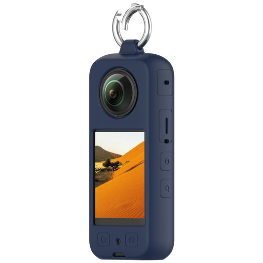 For Insta 360 X4 Portable Silicone Protective Case(Midnight Blue) - Case & Bags by PMC Jewellery | Online Shopping South Africa | PMC Jewellery | Buy Now Pay Later Mobicred