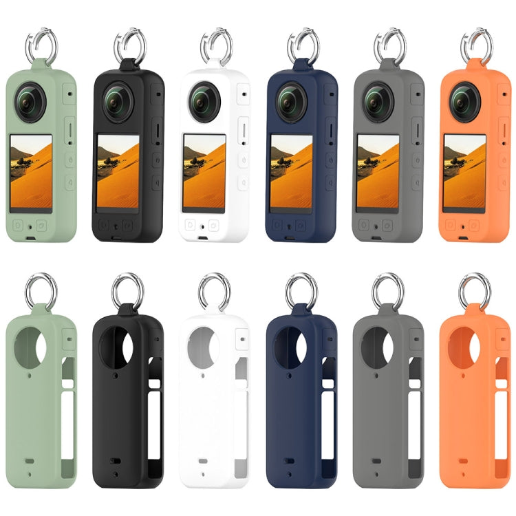 For Insta 360 X4 Portable Silicone Protective Case(Midnight Blue) - Case & Bags by PMC TechLife | Online Shopping South Africa | PMC TechLife | Buy Now Pay Later Mobicred