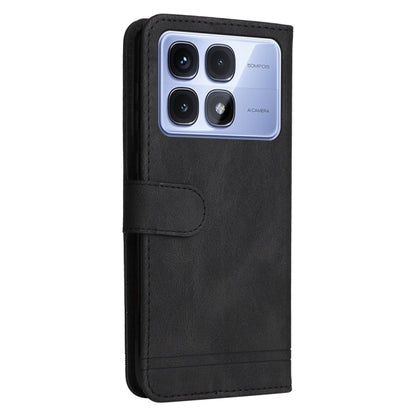 For Redmi K70 Ultra Skin Feel Life Tree Metal Button Leather Phone Case(Black) - Xiaomi Cases by PMC Jewellery | Online Shopping South Africa | PMC Jewellery | Buy Now Pay Later Mobicred