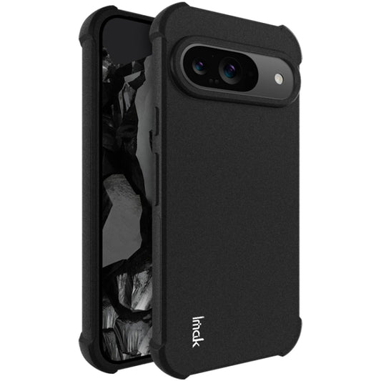 For Google Pixel 9 / Pixel 9 Pro imak Shockproof Airbag TPU Phone Case(Matte Black) - Google Cases by imak | Online Shopping South Africa | PMC Jewellery | Buy Now Pay Later Mobicred