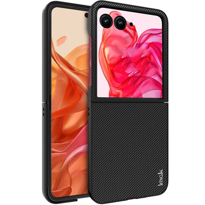 For Motorola Razr 50 Ultra / Razr+ 2024 imak Ruiyi Series Carbon Fiber PU + PC Phone Case - Motorola Cases by imak | Online Shopping South Africa | PMC Jewellery | Buy Now Pay Later Mobicred